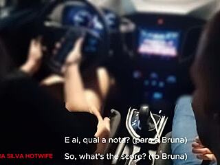 Brasileira Bruna Silva Hotwife's First Encounter with F, Part 1-4 with Subtitles