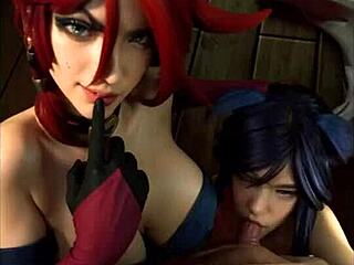 league of legends miss fortune and ahri cosplay uncensored hentai ai generated