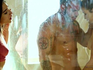 Massaging My Hubby Gets Me So Wet - Abella Danger, Melissa Moore, Marco Ducati  