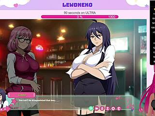 Vtuber Lewdneko Plays Futanari Creampie Game