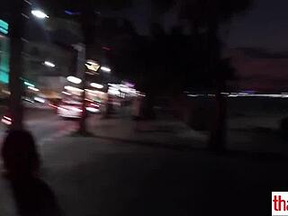 amateur thai teen 18+ cherry gives sensual handjob to big white dick