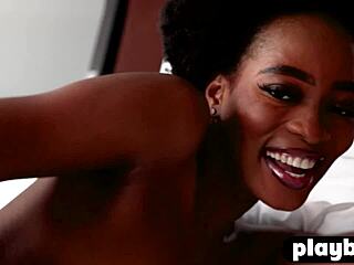 Alicia Exposes Petite Body In Red Lingerie