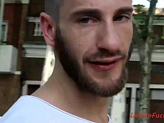 This straight guy tries gay sex, getting spanked and bent over by an older man.