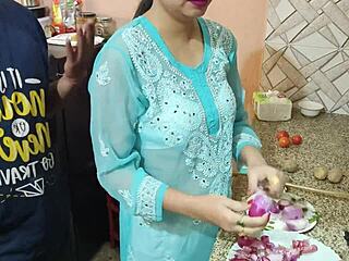 Shy Indian housewife gets wild with her stepson