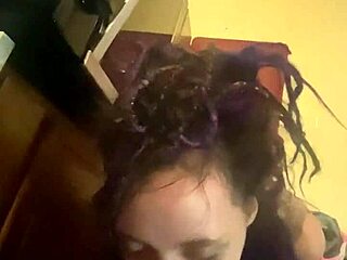 Tatted Dreadhead Latina Fucked Hard in Kitchen Till Orgasm