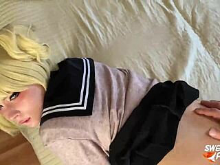 deepthroat and wild fucking with toga himiko