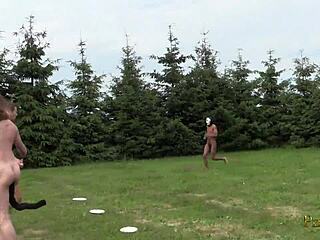 Mistress Dominates Slave in Harsh German Camp