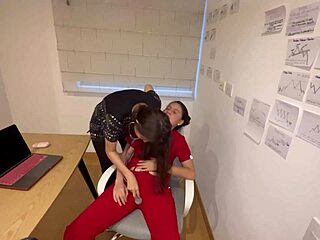 My medical student tricks me into an intimate encounter in the office