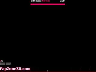 in this 3d game, a slutty cosplay brunette takes deep cock