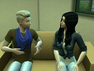 Perra Bends Over for Intense Doggystyle Encounter with Stepbrother in Sims 4