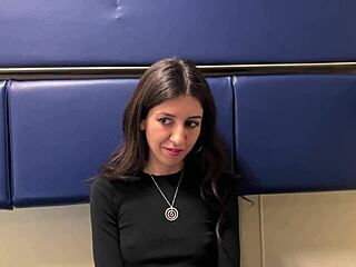 omg, i swear this beauty fuckin’ on a train for cash is unreal... public agent got me shook!