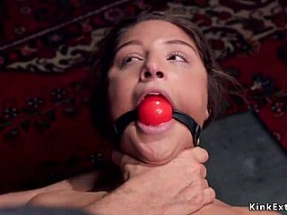 Anal Teen Trainee In Threesome Bondage!