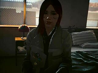 3D animated cyberpunk hentai featuring Songbird in Laguna Bend