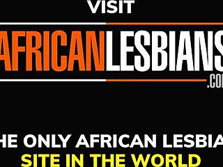 Black Teen Lesbian Couple Engages In Homemade Oral Play With Shaved Bodies