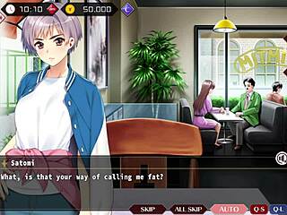 doukyuusei satomi events ending short hair student japanese