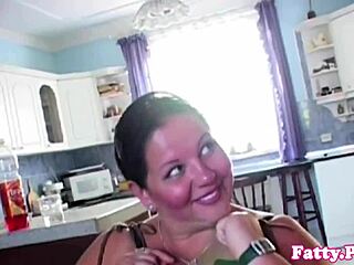 Fat Mature Titty Fucks Huge Cock