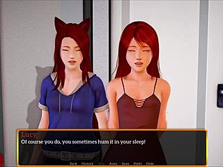 Exploring my new stepfamily in this game