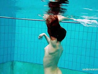 Nina Mohnatka flaunts her hairy pussy on the beach