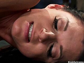 Bound Milf Slave Gets Anal Fucked In BDSM Group Scene