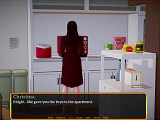 Exploring my new stepfamily in this game