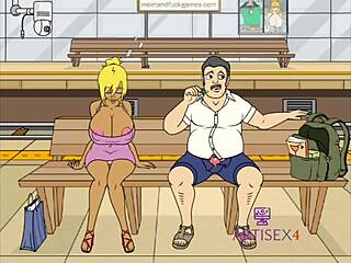 Watch big-breasted sluts get fucked hard in a train game