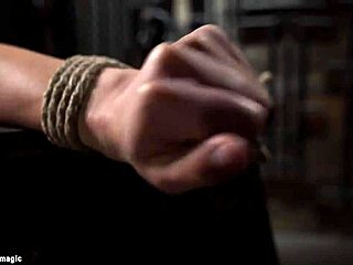 Babe in Back Arch Bondage Whipped