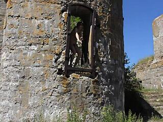 Nude Shooting at Abandoned Military Base Totleben Island 4?