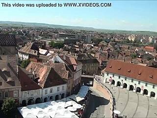 Top View Of Sibiu Romania From Tourist Perspective!