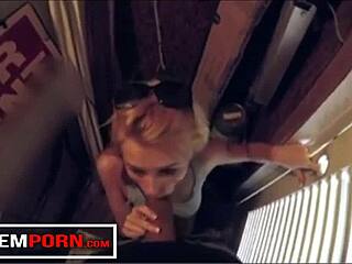 Fucking girlfriend in public places feels thrilling