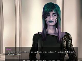 Big tits bounce in 3D cartoon porn game with curvy mature anime