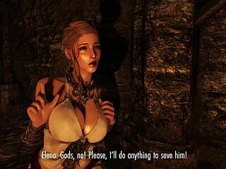 Elena strikes a wild deal in hot hentai