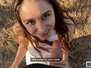 Slut got lost and ended up banged hard in the wild outdoors. What a crazy homemade adventure!