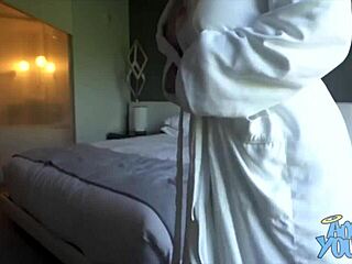 Angel Young 18+ Takes Big Dick from Hotel Worker in Rough POV. Blonde Babe's Wild Ride!