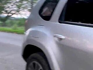 My Driver Records Me Getting Excited With Big Ass And Tits