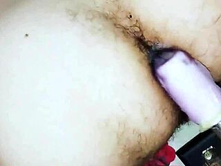 Gay husband takes rubber cock from dominating wife