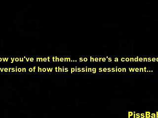 Very Hot Teen Lesbians Engage in Pissing Sex