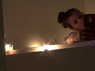 Petite 18+ Girlfriend Caught on Hidden Cam During Bath