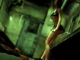 Dog with big cock bends her over for doggystyle, filling mouth and pussy with creampie twice.