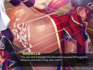 Rebecca H In Pirate Booty Bukkake Scene With Bound Anal And Tanned Ass