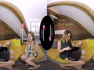 Check out this VR shemale screwing petite teen girl in heels 😘