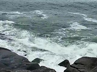 Wild orgy on the beach with hot Africans