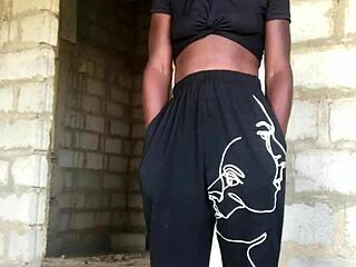 Crazy Bitch Strips Teasingly Ripping Clothes Off