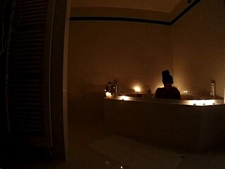 Petite 18+ Girlfriend Caught on Hidden Cam During Bath