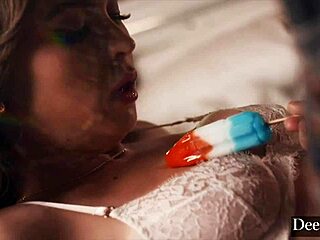 lilly bell starts with blowjob and fingering then rides and fucks doggystyle in pick-up truck