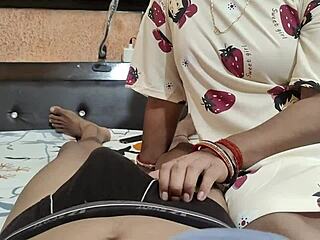 desi couple's romantic night in hindi porn