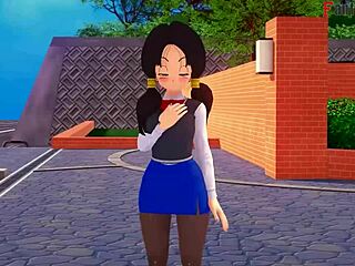 android 18 fucking android 21 in see through bikini