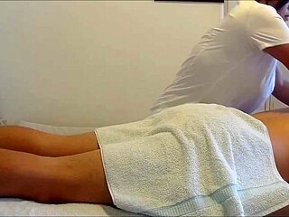 oiled bodies lead to huge orgasms in asian massage parlor