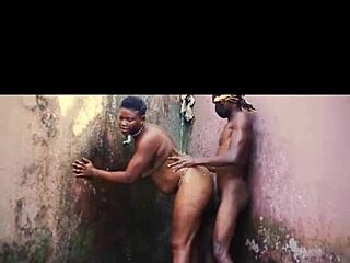 african hot wife enjoys neighbor's company