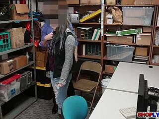 Stepdad Punishes Naughty Amilia Onyx Bent Over In Office Shop