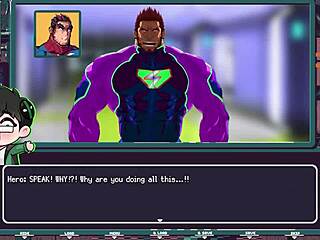 superhero blue lightning turns into a cumdump in yaoi adventure.